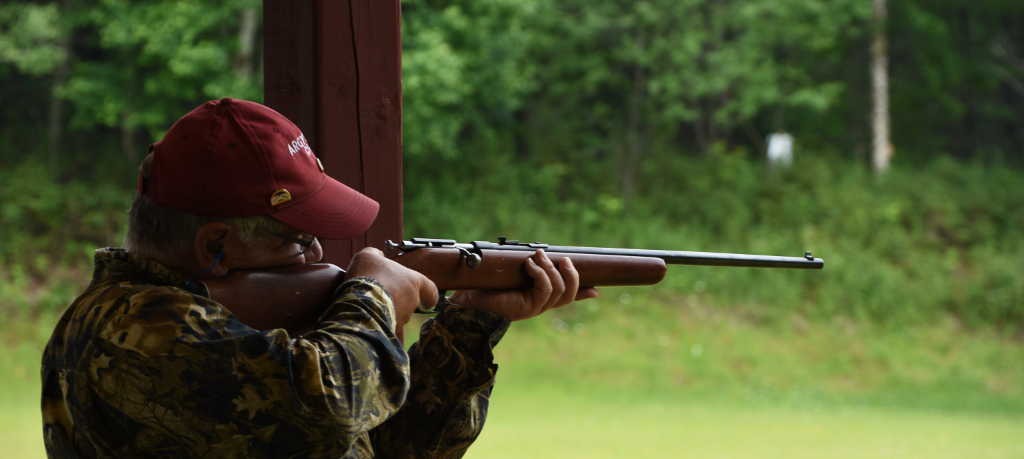 Jim at the .22 shoot